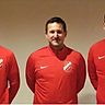 Robin Seifert (1. Spielausschuss), Sven Martin (Trainer), Simon Klein (2. Spielausschuss) –