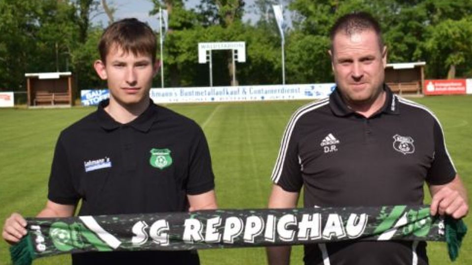 Torhüter Justin Kaiser (links) bringt Verbandsliga-Erfahrung mit nach Reppichau.