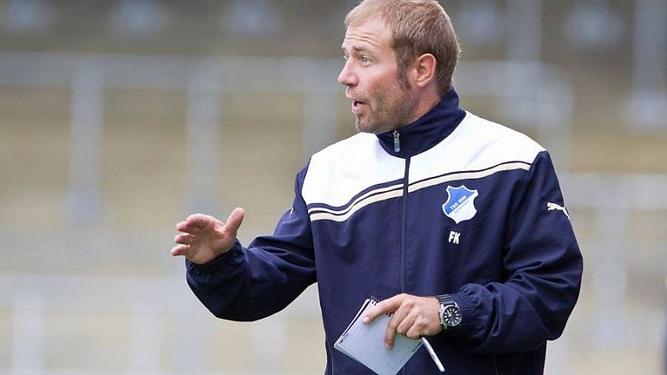 U23-Trainer Frank Kramer ist jetzt Chef-Trainer bei der TSG 1899 Hoffenheim.  Foto: Uwe Grün