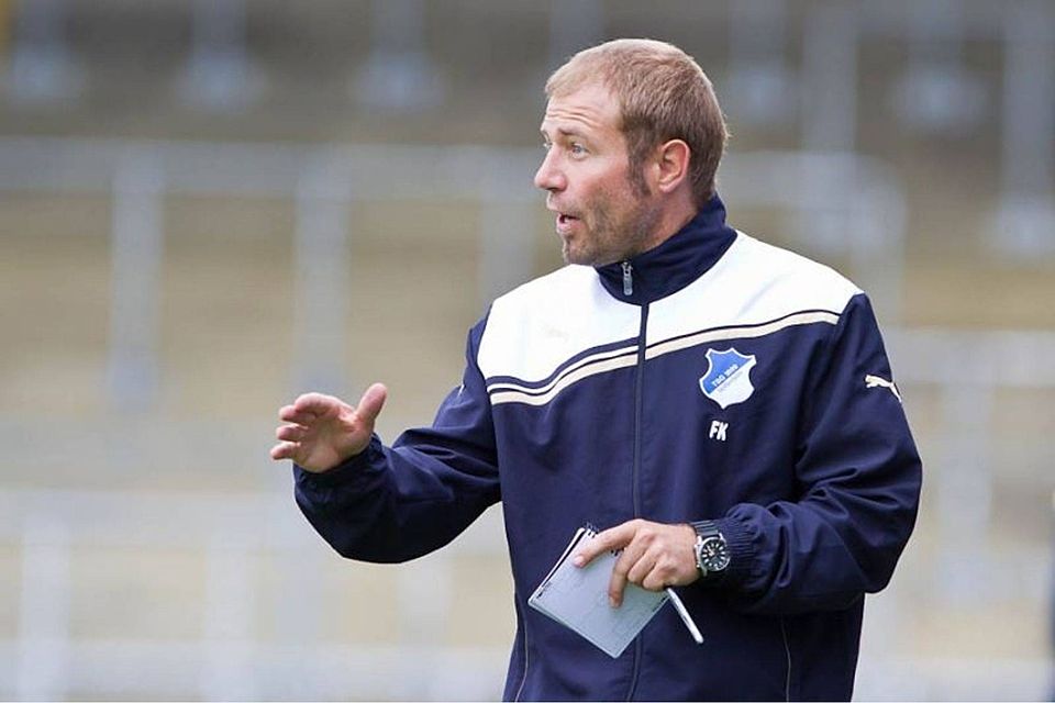 U23-Trainer Frank Kramer ist jetzt Chef-Trainer bei der TSG 1899 Hoffenheim.  Foto: Uwe Grün