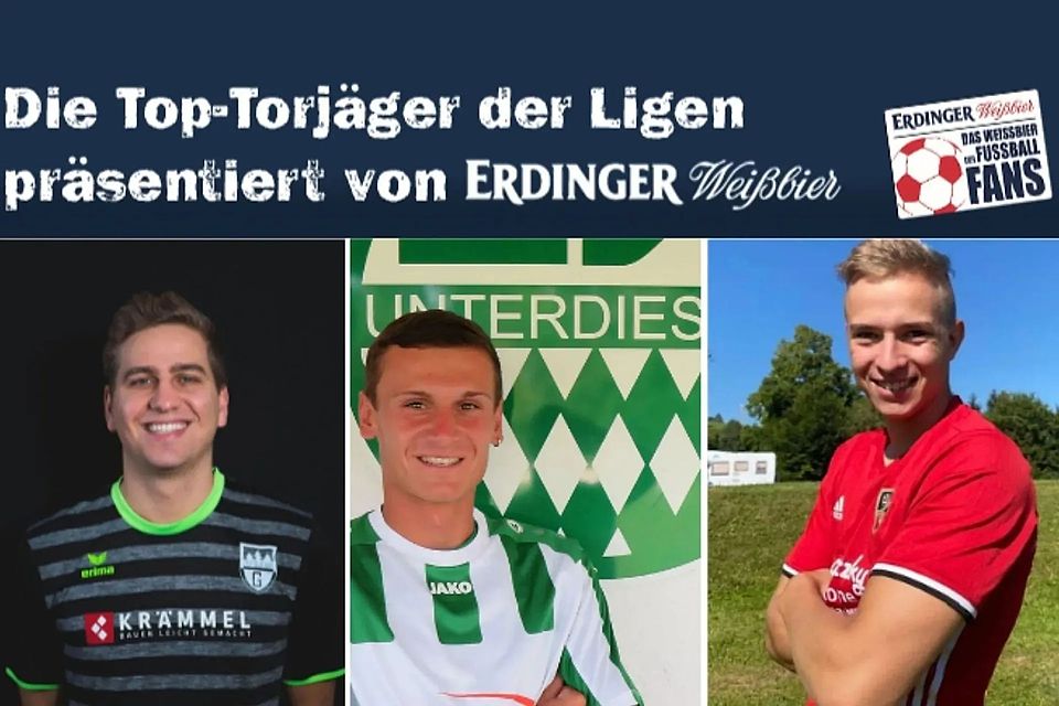 Ein Kopf-an-Kopf-Rennen: Michael Müller (Mitte) hat 31, Roman Trainer 30 und Christoph Klein 29 Treffer vor dem letzten Spieltag. Ein Kopf-an-Kopf-Rennen: Michael Müller (Mitte) hat 31, Roman Trainer 30 und Christoph Klein 29 Treffer vor dem letzten Spieltag.