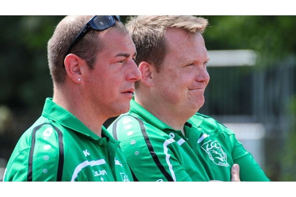 Mario Schäffer (links) ist der neue Co-Trainer an der Seite von Thomas Otto. Foto: Frey