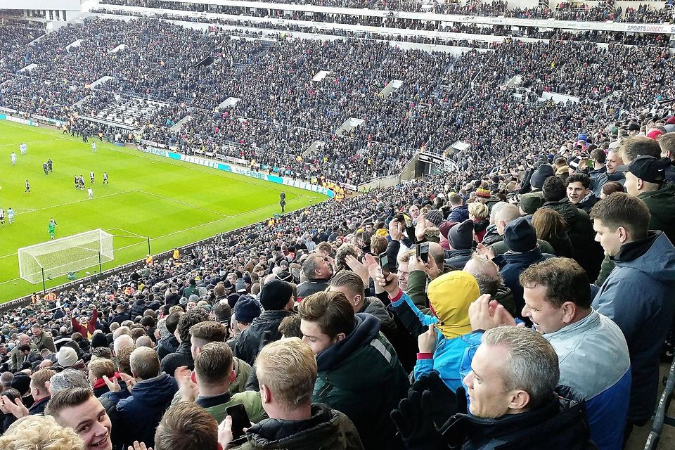 Fast ausverkauft: Der St. James` Park, die Heimat von Newcastle United.  