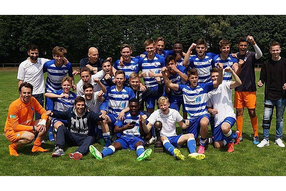 Die A-Junioren des MSV Duisburg holten im vergangenen Sommer den Niederrheinpokal und qualifizierten sich somit auch für den DFB-Juniorenpokal. F: Marek Swiatkowski