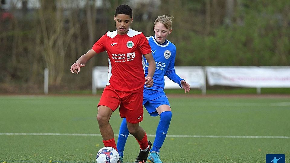 Die U15 von RWO steht im Halbfinale des Niederrheinpokals.