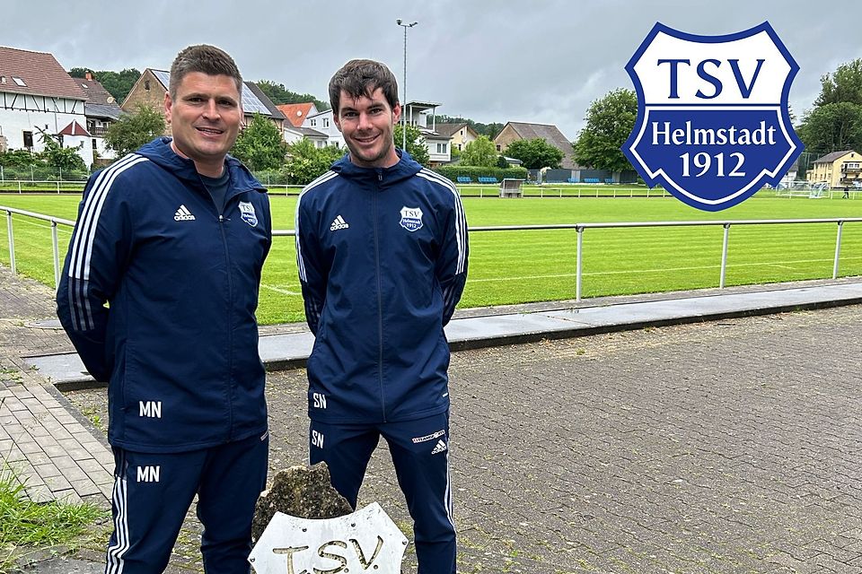 Marcel Neuberth (l.) und Simon Nuss coachen zukünftig den TSV Helmstadt.