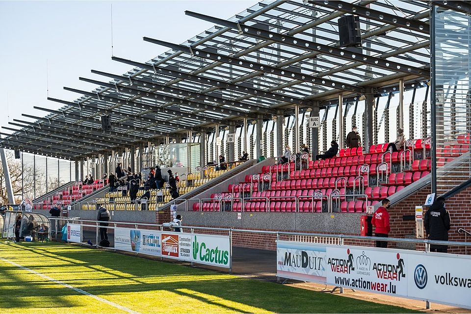 Ob auf dem „Holleschbierg“ irgendwann Super League oder zumindest in einer Benelux-Liga gespielt wird? 