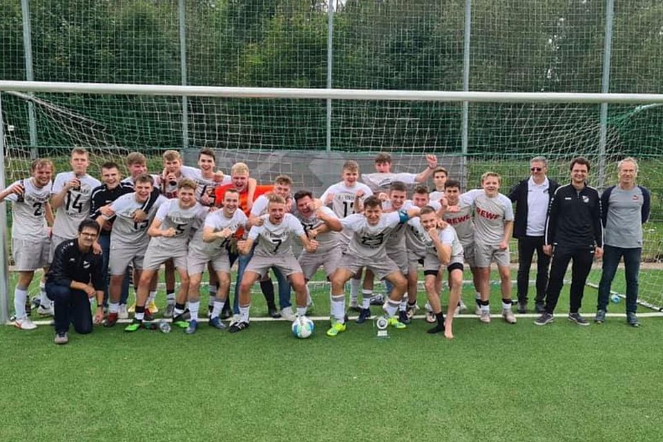 U19-Kreispokal-Sieger in Düren: JFV Bördeland Vettweiß. 