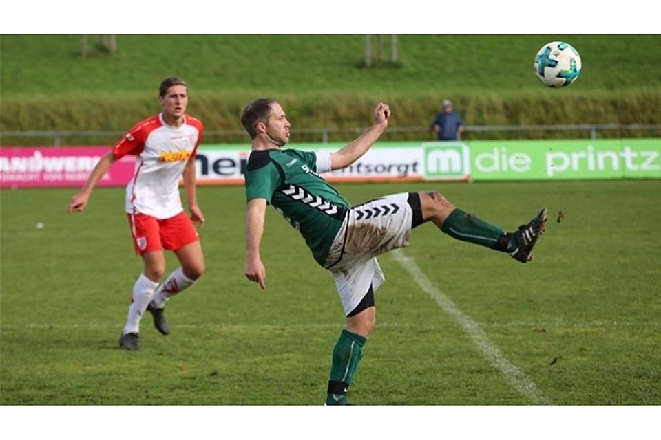 Kapitän Pascal Haltmayer hätte sich mit seinem TSV Bad Abbach beim SSV Jahn Regensburg II eigtenlich einen Punkt verdient gehabt. Foto: Brüssel