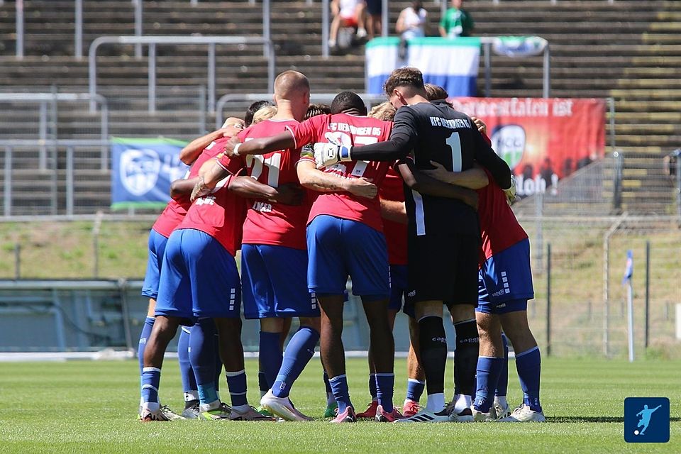 Die Mannschaft des KFC Uerdingen. Die Mannschaft des KFC Uerdingen.