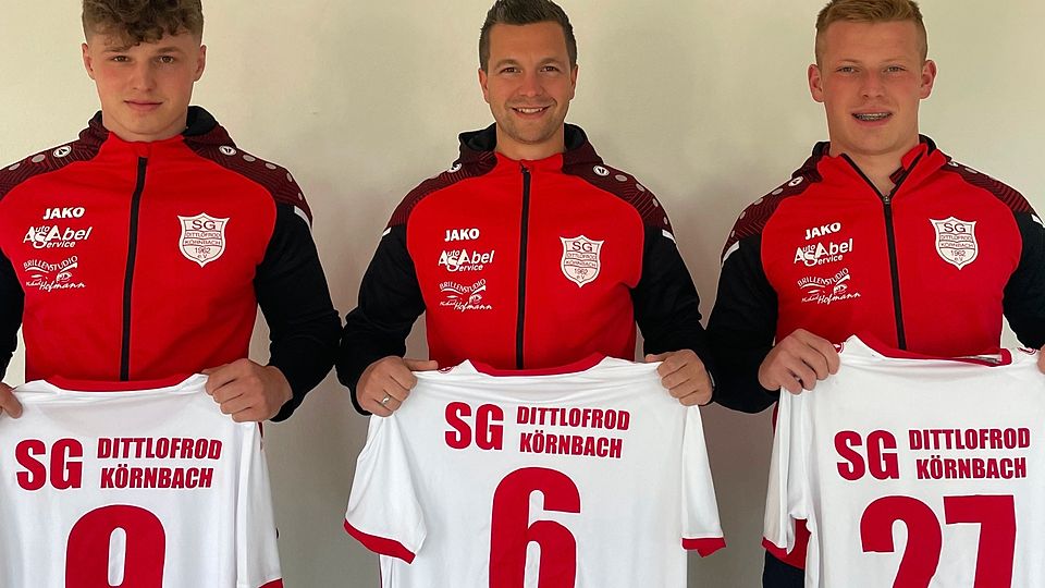 Loris Baumgart (von links), Christian Grösch und Tim Ludwig vervollständigen den SGDK-Kader für 2023/24.