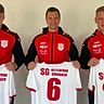 Loris Baumgart (von links), Christian Grösch und Tim Ludwig vervollständigen den SGDK-Kader für 2023/24.