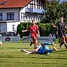 SV-Torwart Michael Wiesböck, hier im Heimspiel gegen den FC Langengeisling, das die Miesbacher mit 0:2 verloren.