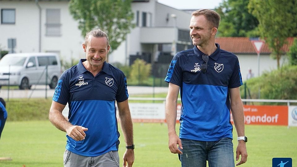 Martin Oslislo (li.) ist beim SV Pankofen mit viel Freude bei der Sache 