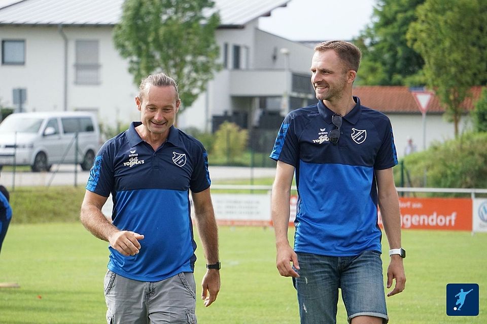 Martin Oslislo (li.) ist beim SV Pankofen mit viel Freude bei der Sache 