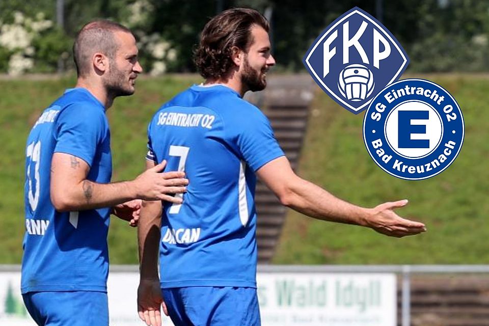 Deniz Darcan und Sebastian Baumann führten die Eintracht zum Sieg in Pirmasens.	Foto: Mario Luge