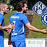 Deniz Darcan und Sebastian Baumann führten die Eintracht zum Sieg in Pirmasens.	Foto: Mario Luge