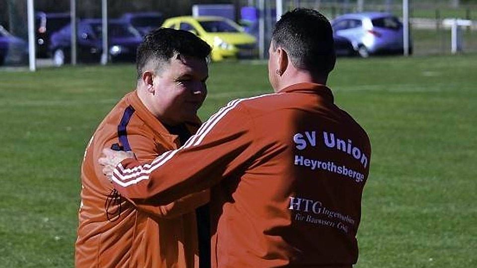 Tim Woltersdorf (links) wird künftig die Geschicke Germania Olvenstedts leiten.