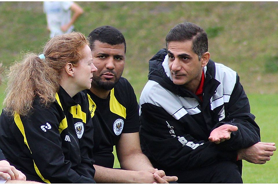 Nader Khalife (Mitte) wird neuer Torwarttrainer der BAK-Nachwuchsabteilung.