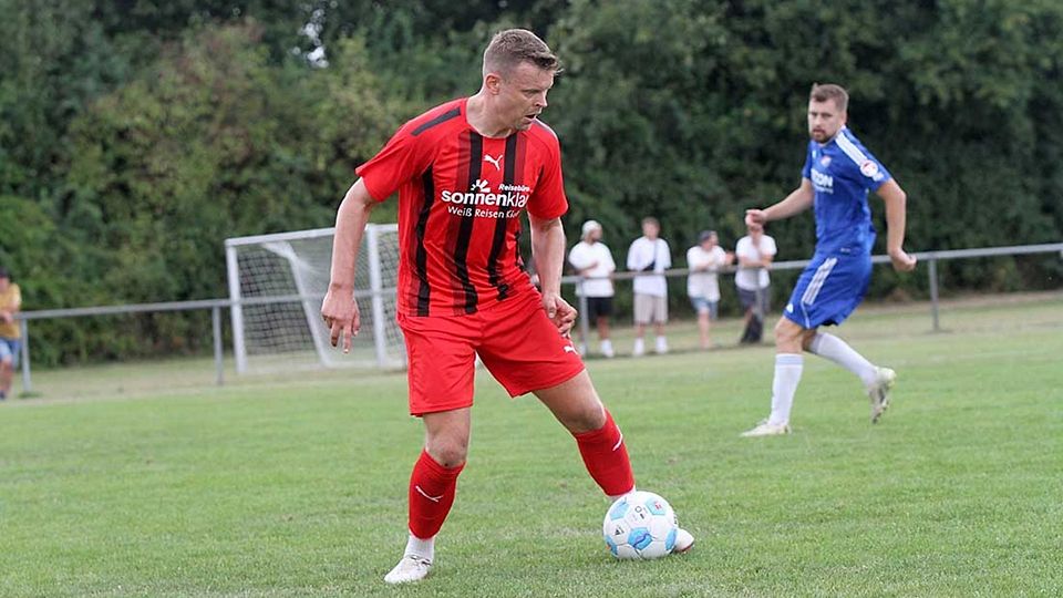 Laurynas Kulikas (TSV Kronshagen) macht mit seinem Doppelpack sein halbes Dutzend an Saisontoren voll. 