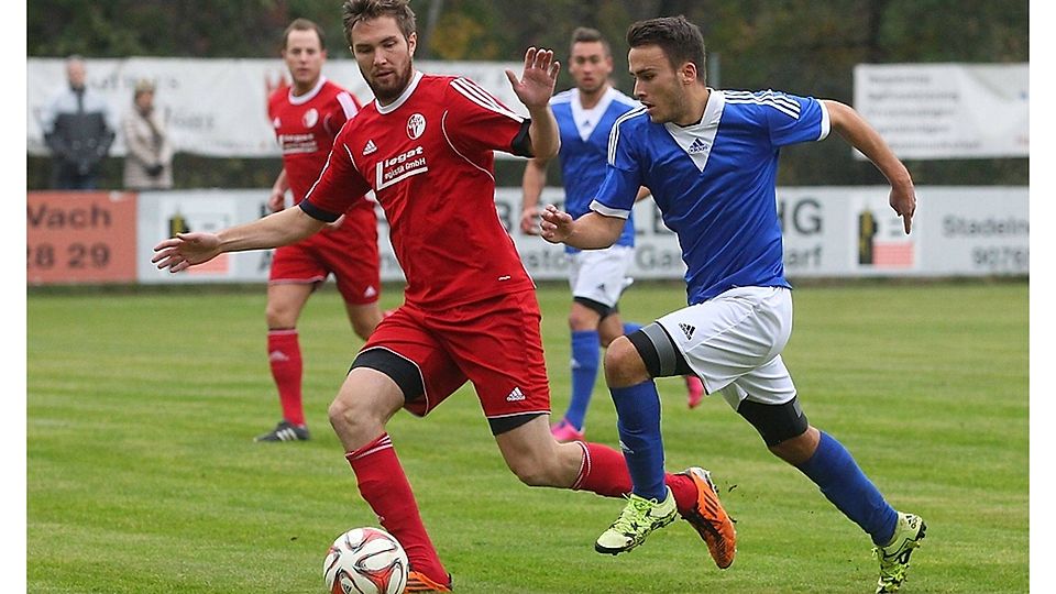 Der ASV Vach (links) ist vor dem 19. Spieltag der härteste Verfolger des derzeitigen Ranglistenzweiten TSV Kornburg, die SG Quelle Fürth (rechts) der nächste Gegner der Heidenreich-Elf. Foto: Zink