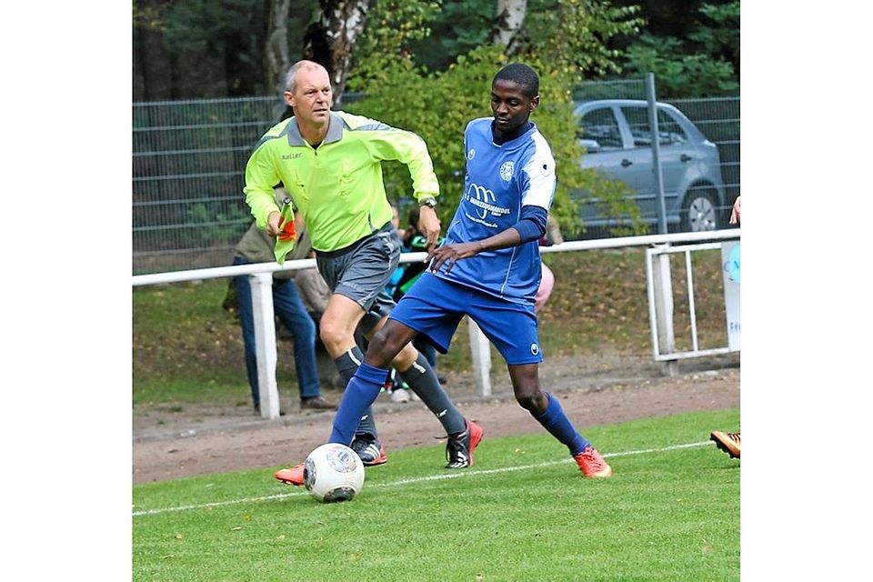 Antony Nzioka markierte mit seinem Treffer den 3:1-Endstand für den FC Borussia.  ©MZV