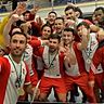 Sieger-Selfie: Türkspor Melle ist zum ersten Mal Hüggel-Cup-Sieger Foto: Helmut Kemme