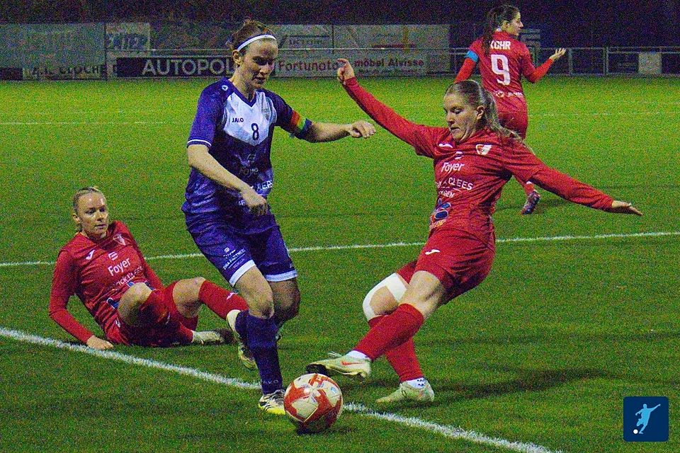 Hesperingen (in rot) steht in der Titelgruppe, Ell erstmals seit der Liga-Reform nicht