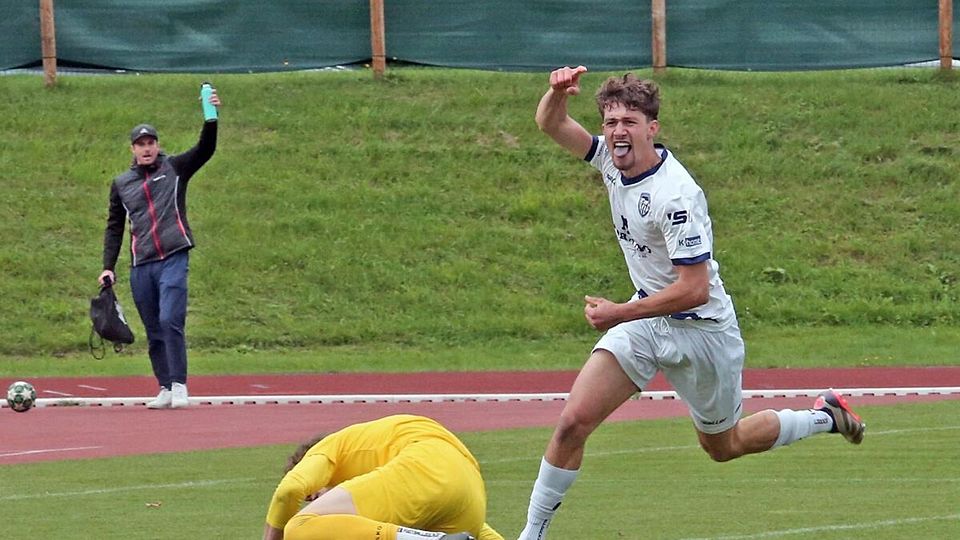 Kolossale Freude bei Lukas Ende.