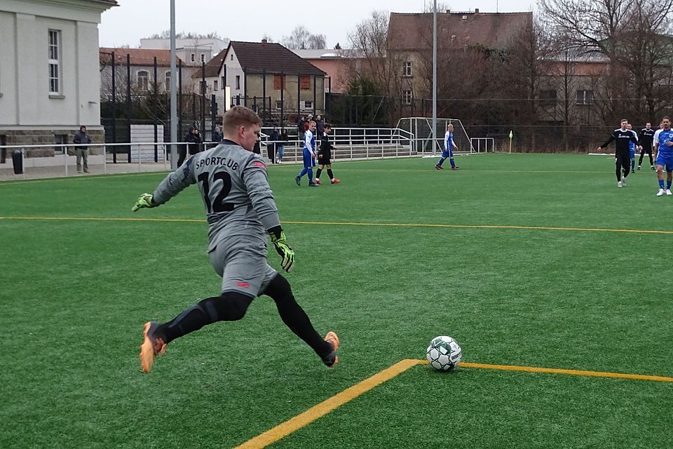 Sportclub Keeper Tom Förster will mit seinem Team ins Halbfinale des Kreispokals - das wollen aber auch noch sieben weitere Mannschaften.