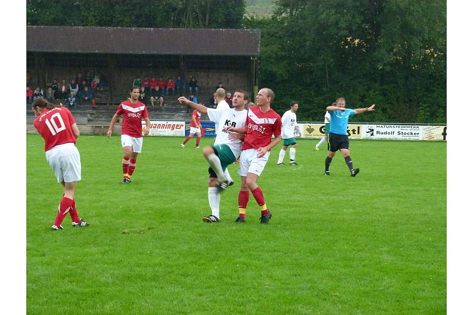 Ein wichtiger Auswärtsdreier gelang dem VfB am Samstag in Eschlkam Foto: Thomas Nerf
