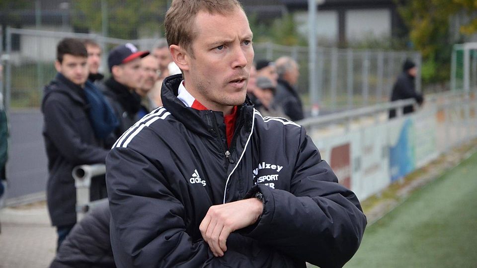Trainer Sascha Winsi leitet den Fußball-Landesligisten RWO Alzey nur noch bis zum Saisonende. F: Boor