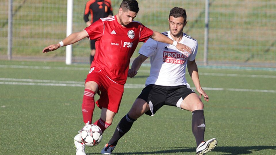 Doppeltorschütze gegen den FC Emmendingen: Martin Fischer (links). | Archivfoto: Benedikt Hecht