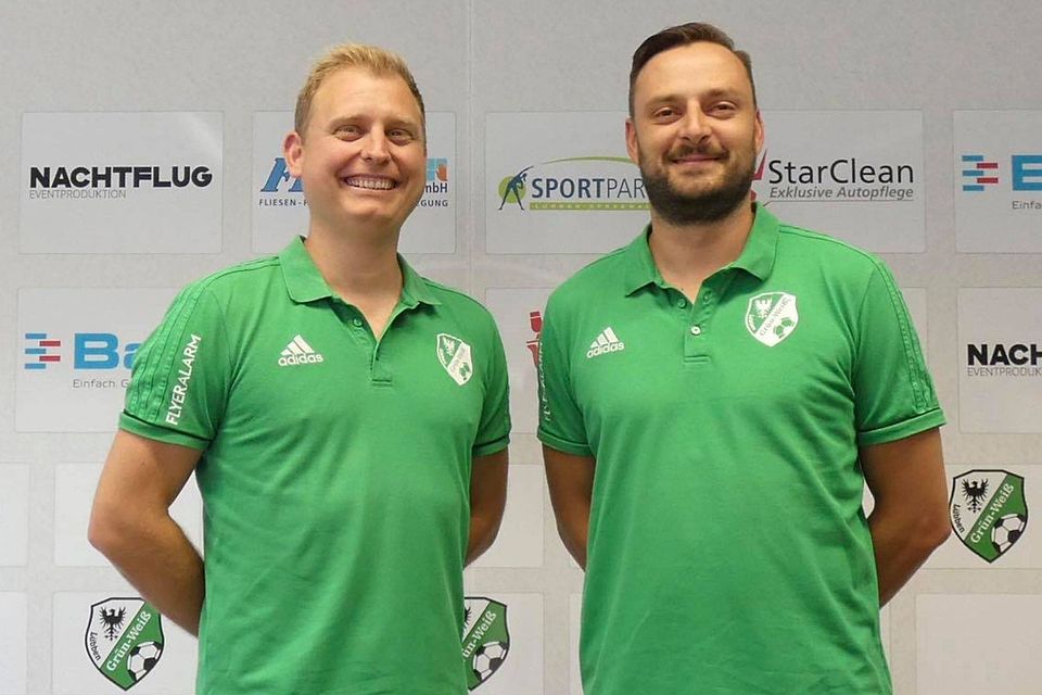 Andreas Kozur und Andy Hohmann sind das neue Duo bei Grün-Weiß Lübben II.