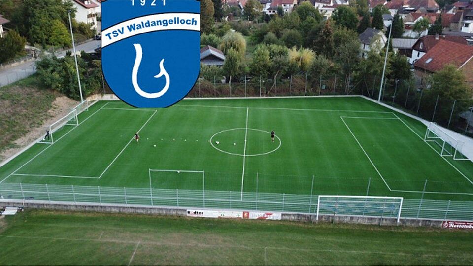Das neue Kunstrasenspielfeld des TSV Waldangelloch. Foto: TSV