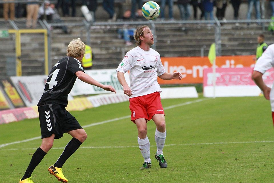 Mario Neunaber verlässt den SSV Jahn Regensburg nach dieser Saison. Foto: Nickl
