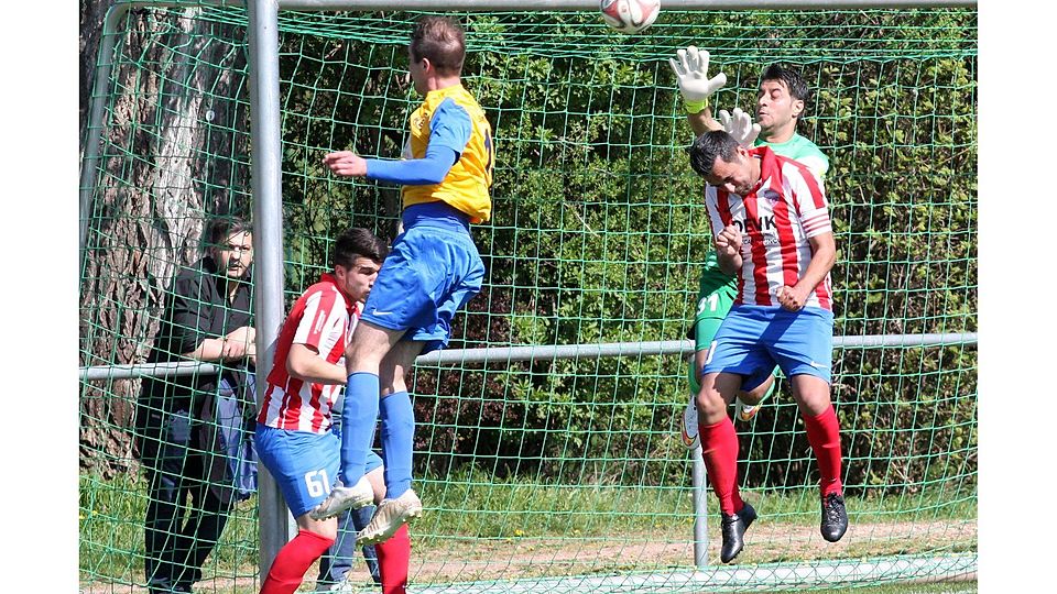 Das 1:0 von Steffen Becker.  (Foto: Mario Luge)