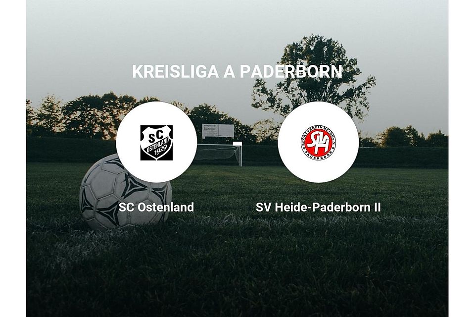 SC Ostenland gegen SV Heide-Paderborn II