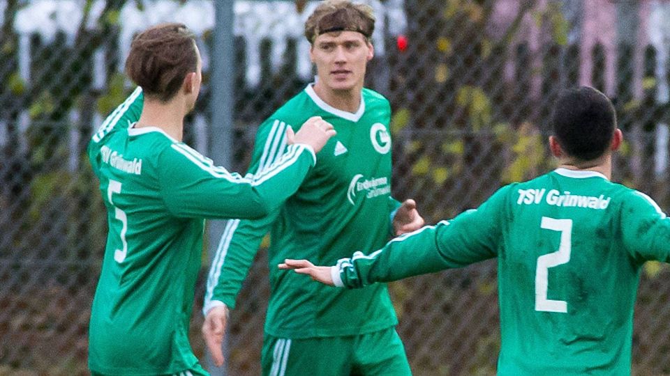 Moritz Hochholzner (M.) steht dem TSV Grünwald in der Restsaison aus familiären Gründen nur noch eingeschränkt zur Verfügung. 