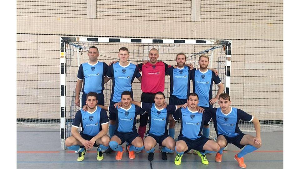 Die Regionalliga-Mannschaft des TV Wackersdorf Futsal in der Saison 2015/16. Foto: TV Wackersdorf