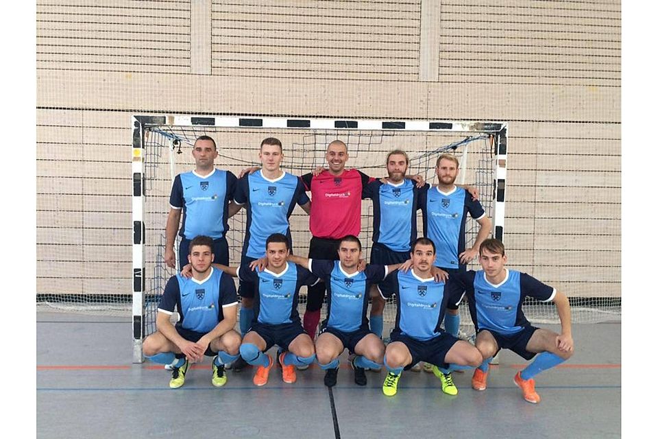 Die Regionalliga-Mannschaft des TV Wackersdorf Futsal in der Saison 2015/16. Foto: TV Wackersdorf