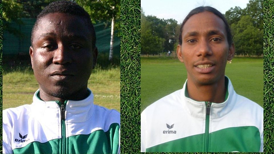 Fühlen sich bei Ballsport Eversburg wohl: Samuel Wida (links) und Ahmed Mohamed Abdallah.