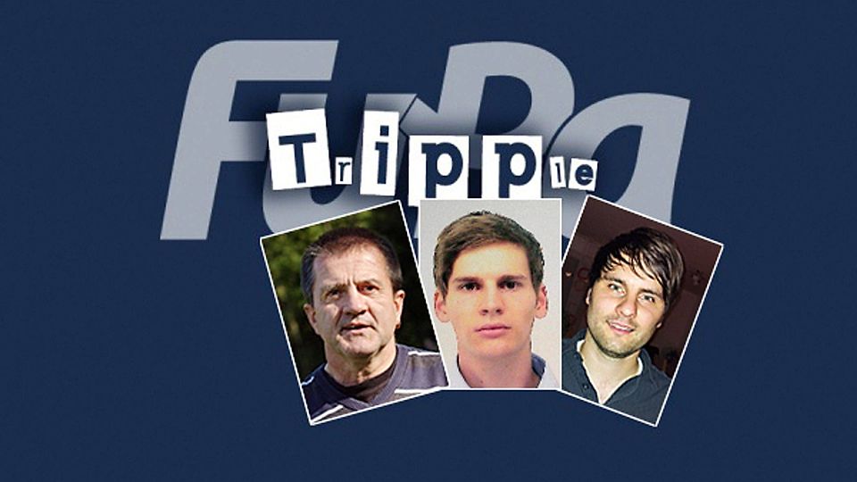 Nächste Runde im FuPa-Tripple: Diesmal treten (v. li.) Thomas Ackermann, Felix Schulze-Zachau und Andreas Schmitt gegeneinander an.
