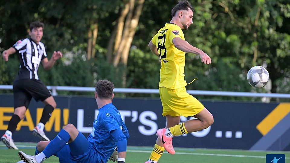 Kukic hier im Trikot des FV Ravensburg beim Spiel gegen den FC 08 Villingen II