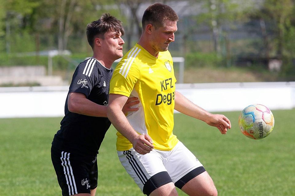 Lukas Bründl (in Gelb) vom TSV Geiselbullach.