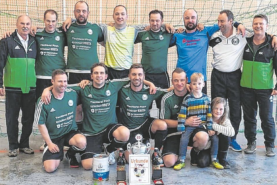 Erfolgsverwöhnt: Die Ü35 von Preussen Eberswalde holte bei den Hallen-Landesmeisterschaften 2019 den Titel.