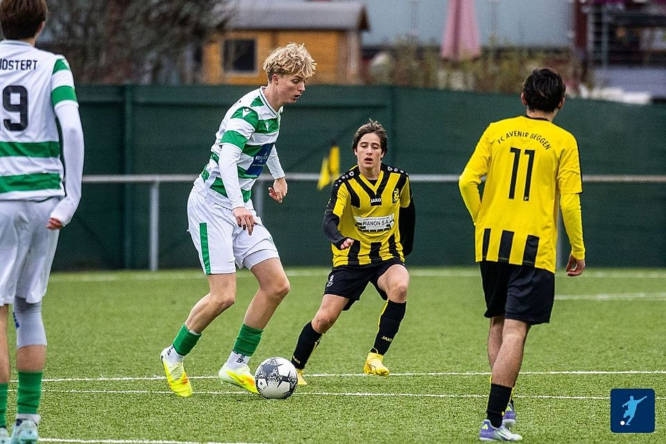 Luca Cungs (grün-weiße Spielkleidung) und Hostert stehen erstmals im Finale der "Coupe du Prince"
