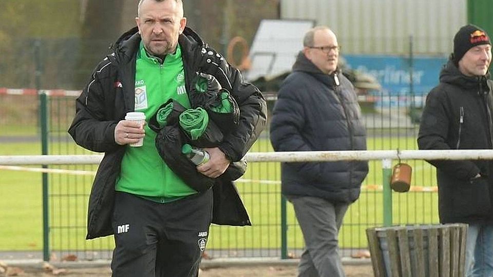 Grün-Weiß Ahrensfelde-Trainer Marco Fiedler.