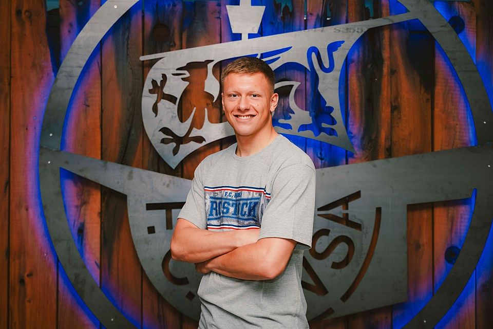 Erster Hansa-Neuzugang für die Saison 2026/2027: Yannic Stein. Foto: F.C. Hansa Rostock Erster Hansa-Neuzugang für die Saison 2026/2027: Yannic Stein. Foto: F.C. Hansa Rostock