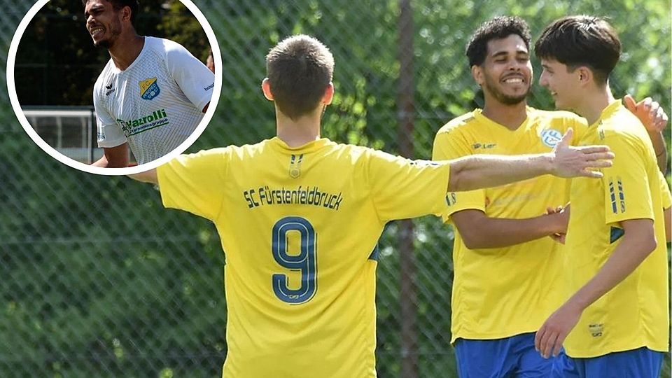 Um seinen Jugendverein zu unterstützen, kam Nickoy Ricter (l. oben) zurück zum SC Fürstenfeldbruck. Seit dem hat sich einiges getan.